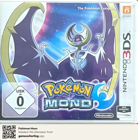 Pokémon Moon Nintendo 3DS, Germany box front