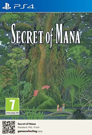 Secret of Mana PlayStation 4, PAL box front