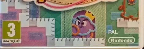 Kirby's Epic Yarn, the PEGI square on its front