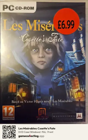 Les Misérables: Cosette's Fate Computer, PAL box front