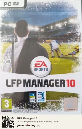 FIFA Manager 10 Computer, France box front