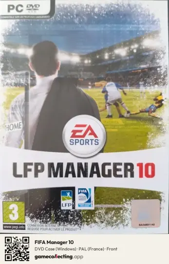 FIFA Manager 10 Computer, France box front
