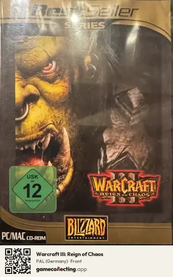 Warcraft III: Reign of Chaos Computer, Germany box front