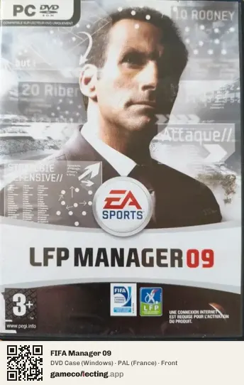 FIFA Manager 09 Computer, France box front