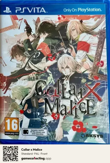 Collar x Malice PlayStation Vita, PAL box front