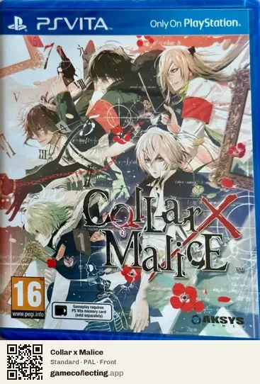 Collar x Malice PlayStation Vita, PAL box front