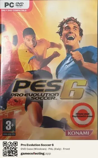 Pro Evolution Soccer 6 Computer, Italy box front