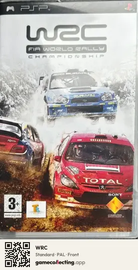 WRC PlayStation Portable, PAL box front