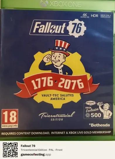 Fallout 76 Xbox One, PAL box front