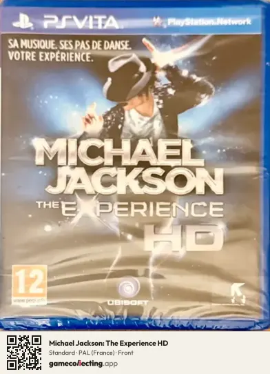 Michael Jackson: The Experience HD PlayStation Vita, France box front