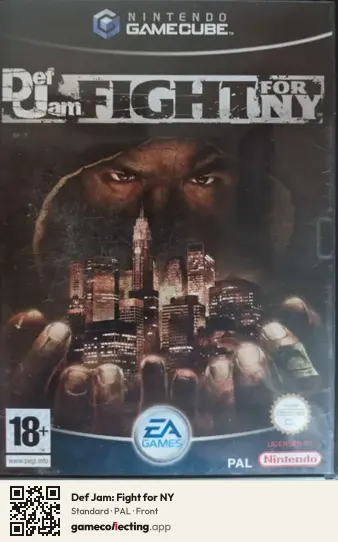 Def Jam: Fight for NY Nintendo GameCube, PAL box front