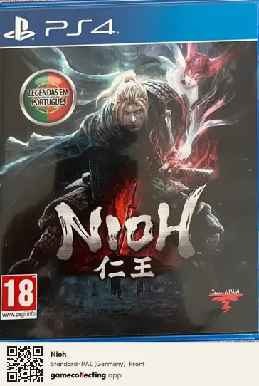 Nioh PlayStation 4, Germany box front