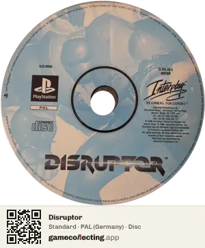 Disruptor PlayStation, PAL disc
