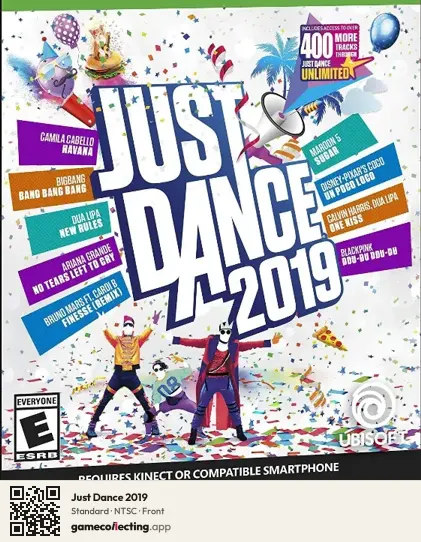 Just Dance 2019 Xbox One, NTSC box front