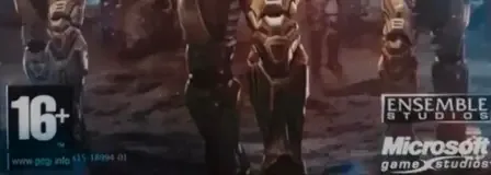 Halo Wars, the PEGI square on its front