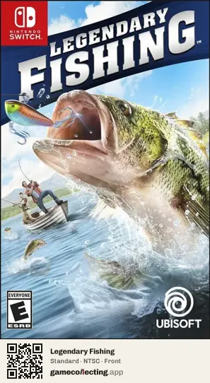 Legendary Fishing Nintendo Switch, NTSC box front