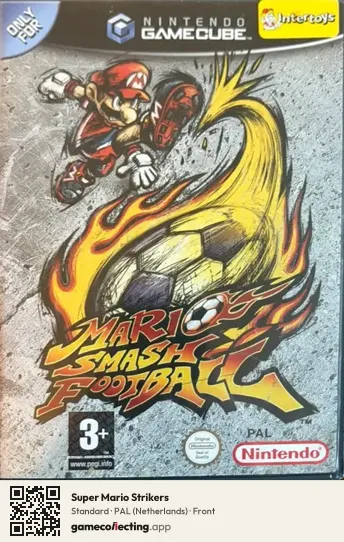 Super Mario Strikers Nintendo GameCube, Netherlands box front
