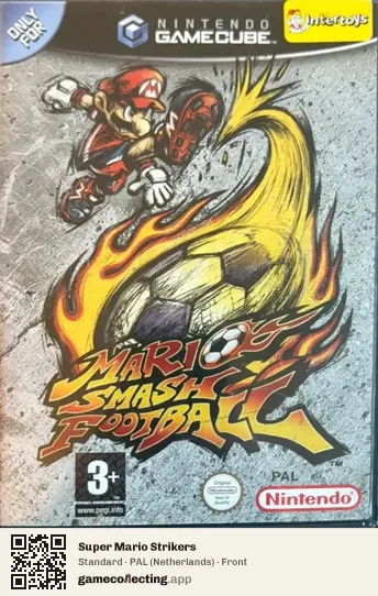 Super Mario Strikers Nintendo GameCube, Netherlands box front