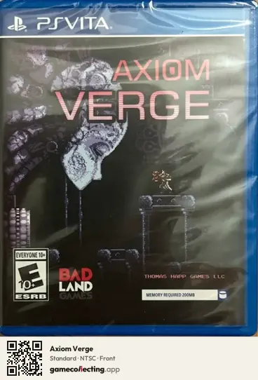 Axiom Verge PlayStation Vita, NTSC box front
