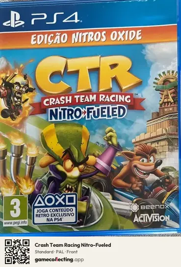 Crash Team Racing Nitro-Fueled PlayStation 4, PAL box front