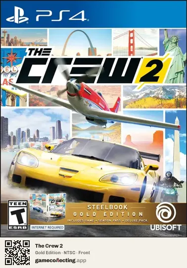 The Crew 2 PlayStation 4, NTSC box front