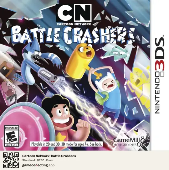 Cartoon Network: Battle Crashers Nintendo 3DS, NTSC box front