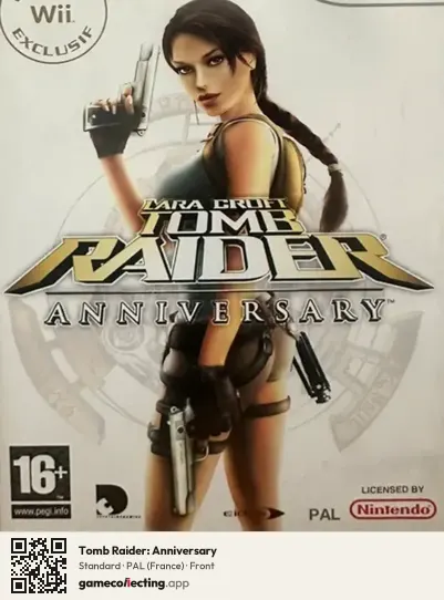 Tomb Raider: Anniversary Nintendo Wii, France box front