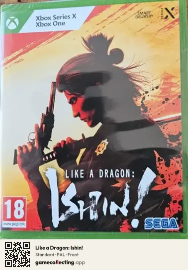 Like a Dragon: Ishin! Xbox Series X, PAL box front