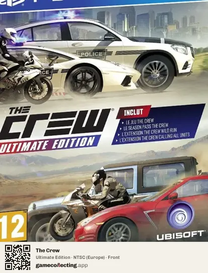 The Crew PlayStation 4, Europe box front