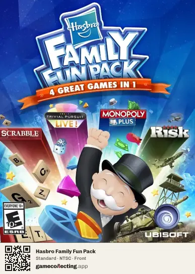 Hasbro Family Fun Pack Xbox One, NTSC box front
