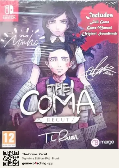The Coma: Recut Nintendo Switch, PAL box front