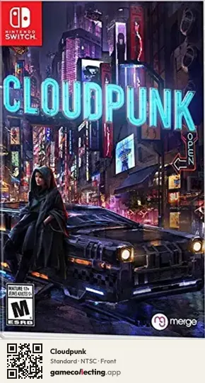 Cloudpunk Nintendo Switch, NTSC box front