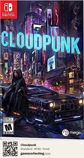 Cloudpunk Nintendo Switch, NTSC box front