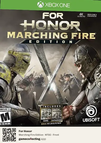 For Honor Xbox One, NTSC box front