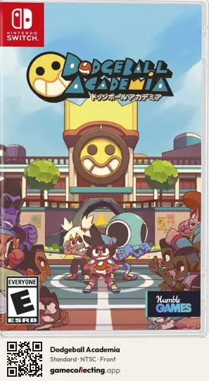 Dodgeball Academia Nintendo Switch, NTSC box front