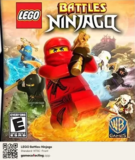 LEGO Battles: Ninjago Nintendo DS, NTSC box front