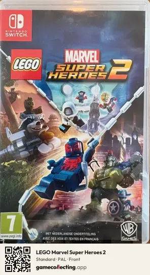 LEGO Marvel Super Heroes 2 Nintendo Switch, PAL box front