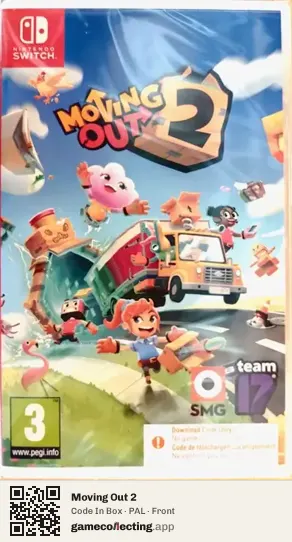 Moving Out 2 Nintendo Switch, PAL box front