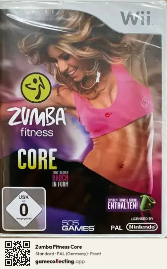 Zumba Fitness Core Nintendo Wii, Germany box front