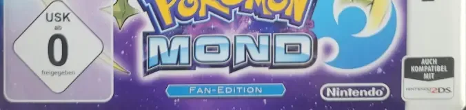 Pokémon Moon, the USK square on its front