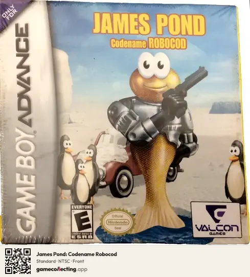 James Pond: Codename Robocod Game Boy Advance, NTSC box front