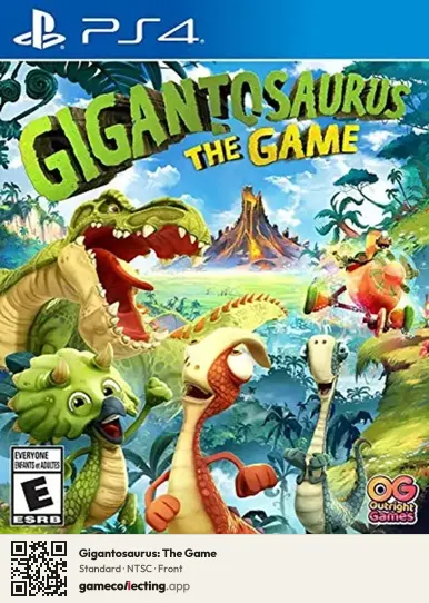 Gigantosaurus: The Game PlayStation 4, NTSC box front