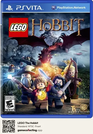 LEGO The Hobbit PlayStation Vita, NTSC box front