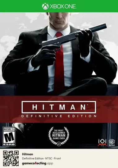 Hitman Xbox One, NTSC box front
