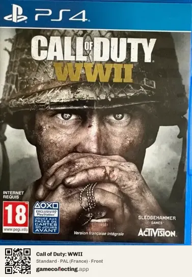 Call of Duty: WWII PlayStation 4, France box front