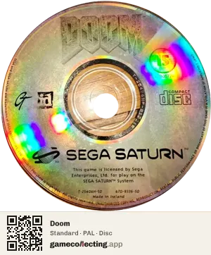 Doom Sega Saturn, PAL disc