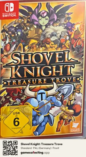 Shovel Knight: Treasure Trove Nintendo Switch, Germany box front