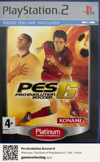 Pro Evolution Soccer 6 PlayStation 2, PAL box front