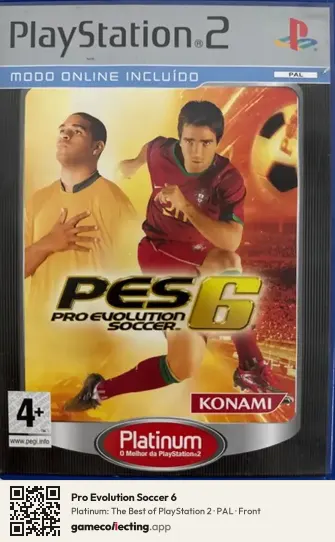 Pro Evolution Soccer 6 PlayStation 2, PAL box front