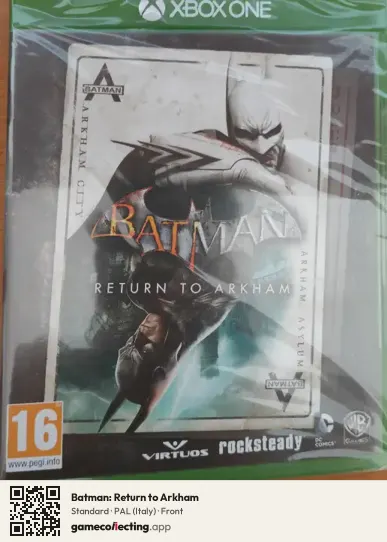 Batman: Return to Arkham Xbox One, Italy box front